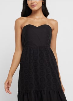 ONLY Nolfi Embordered Tube Long Dress  - Image 3