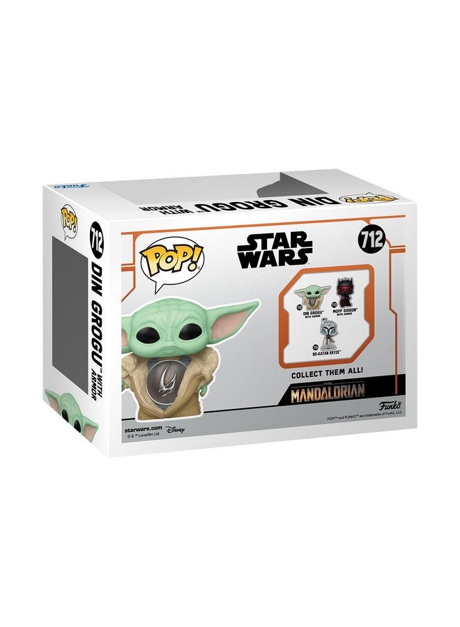 Funko POP! Star Wars: The Mandalorian - Din Grogu with Armor - The Child - Baby Yoda - Collectable Vinyl Figure - Gift Idea - Official Merchandise - TV Fans - Image 3