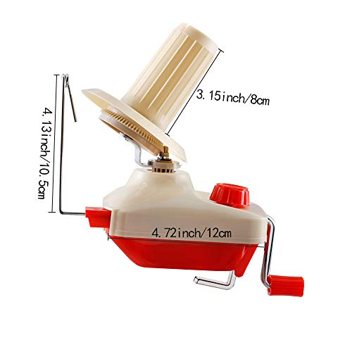 BUTUZE Yarn Ball Winder, Yarn Cake Winder for Crocheting, Hand Operated Wool Roller for Crocheting, Stitch Markers Kit, Crochet Wheel for Knitting - Image 2