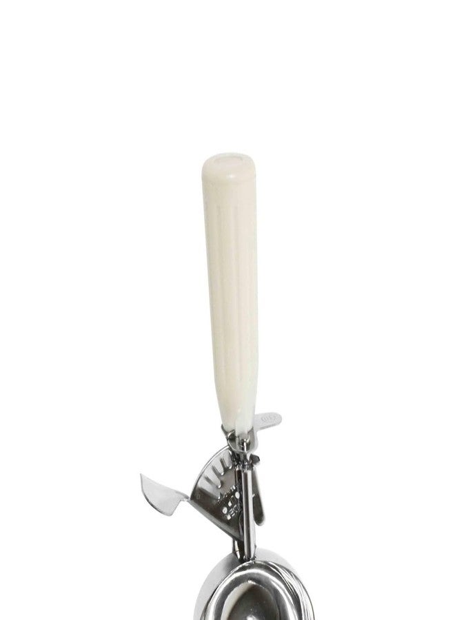 TrueCraftware- 3-1/4 oz Ice Cream Disher #10 Stainless Steel Ivory Color Handle- Ice Cream Cookie Scooper for Baking Cookie Scoops Portion Control Scoop Cupcake Batter Ice Cream Yogurt Gelatos Sundaes - Image 4