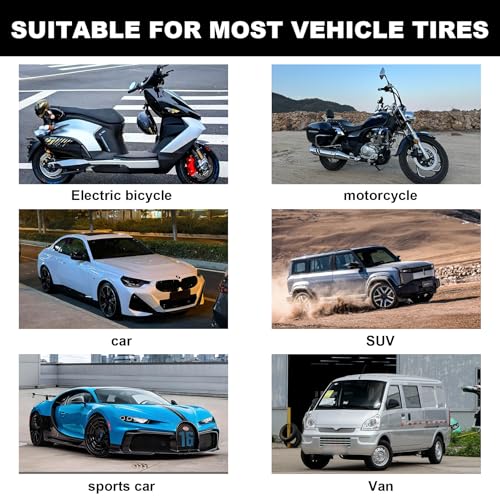 Richcat Tubeless Tire Puncture Repair Kit with Mushroom Plug, Repairs punctures and Flat Tires for Motorcycles, Cars, Trucks, ATVs and Tractors - Image 2