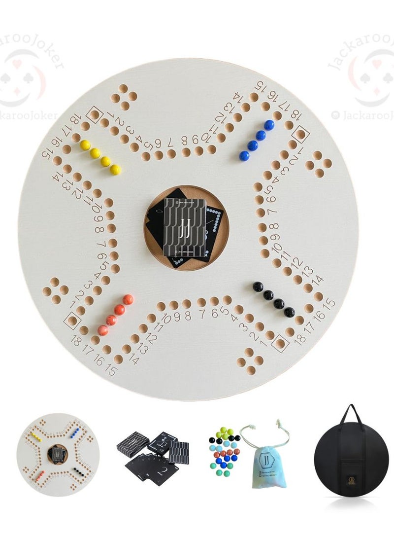 جاكارو جوكر جاكاروا الكلاسيكية 4 لاعبين مع حقيبة وبطاقات بلاستيكية - Image 1