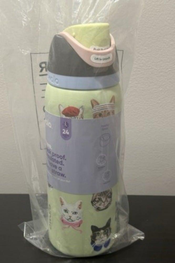 زجاجة مياه معزولة من الفولاذ المقاوم للصدأ مع شفاطة للرياضة والسفر والمدرسة، زجاجة مياه رياضية خالية من مادة BPA (32 أونصة) - Image 3