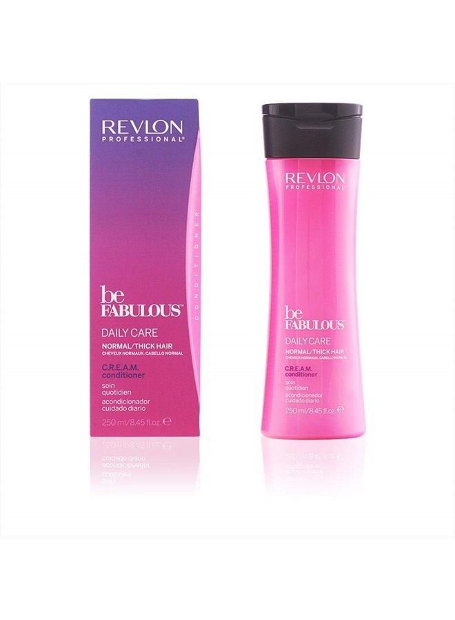 Revlon Be Fabulous Daily Care Cream Conditioner for Normal/Thick Hair 250ml - Image 2