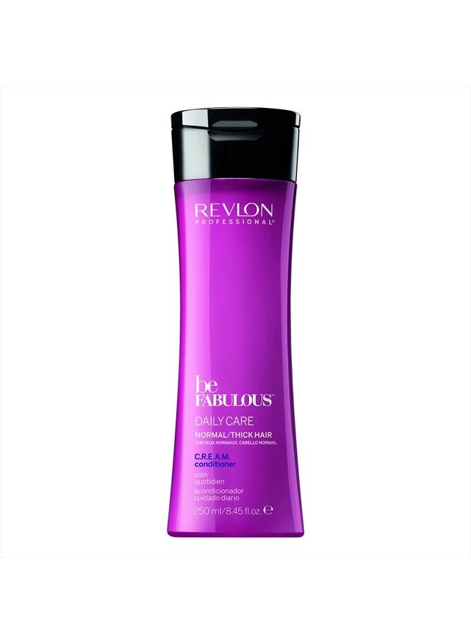 Revlon Be Fabulous Daily Care Cream Conditioner for Normal/Thick Hair 250ml - Image 1