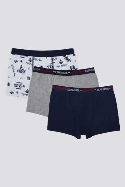 U.S. Polo Assn. U.S. Polo Assn. Boys Grey Boxer