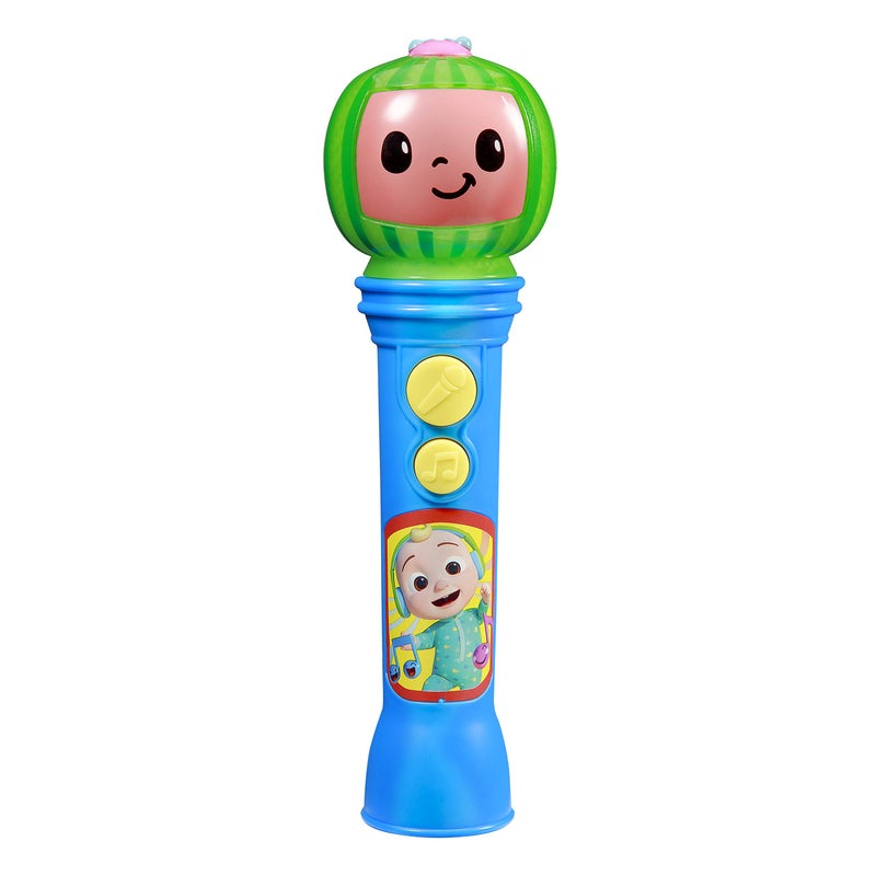 eKids Cocomelon Toy Microphone, Toy for Toddlers with Built-in Music, Designed for Fans of Cocomelon Toys - Image 1