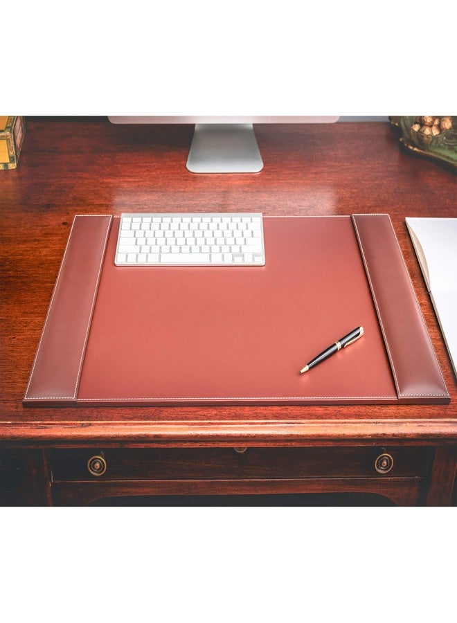 Dacasso Rustic Brown Desk Pad with Side-Rails, 25.5 by 17.25-Inch - Image 2