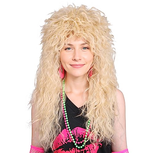 FantaLook Long Blonde Cosplay Wig for Women Halloween - Image 1
