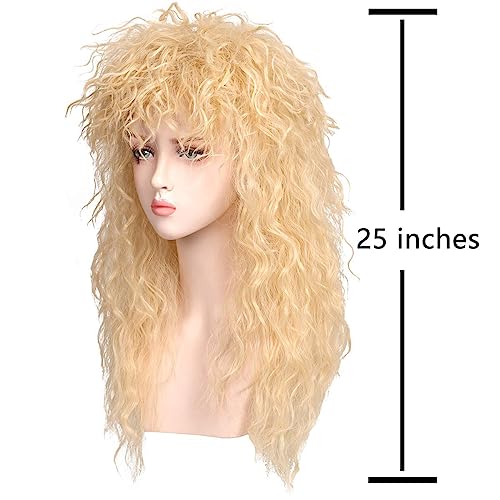 FantaLook Long Blonde Cosplay Wig for Women Halloween - Image 4
