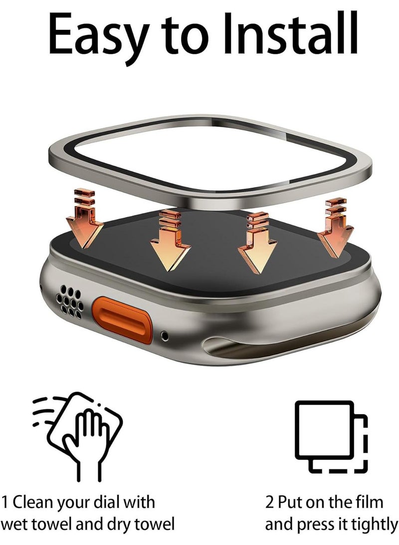 Y&D 2Piece For Iphone Watch Ultra 49mm Frame Protective Film - Image 3