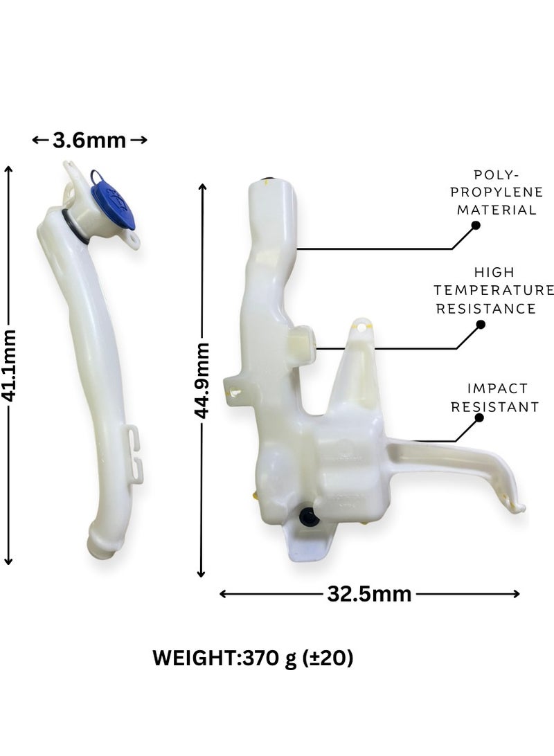 SNH Windshield Washer Tank, OEM No.76841TGGE01-PFM, For Civic (2017-2018) - Image 1