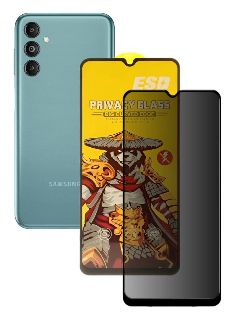ESD Tempered Dustproof Privacy Glass Screen Protector Compatible For Samsung Galaxy M14 5G - Image 1