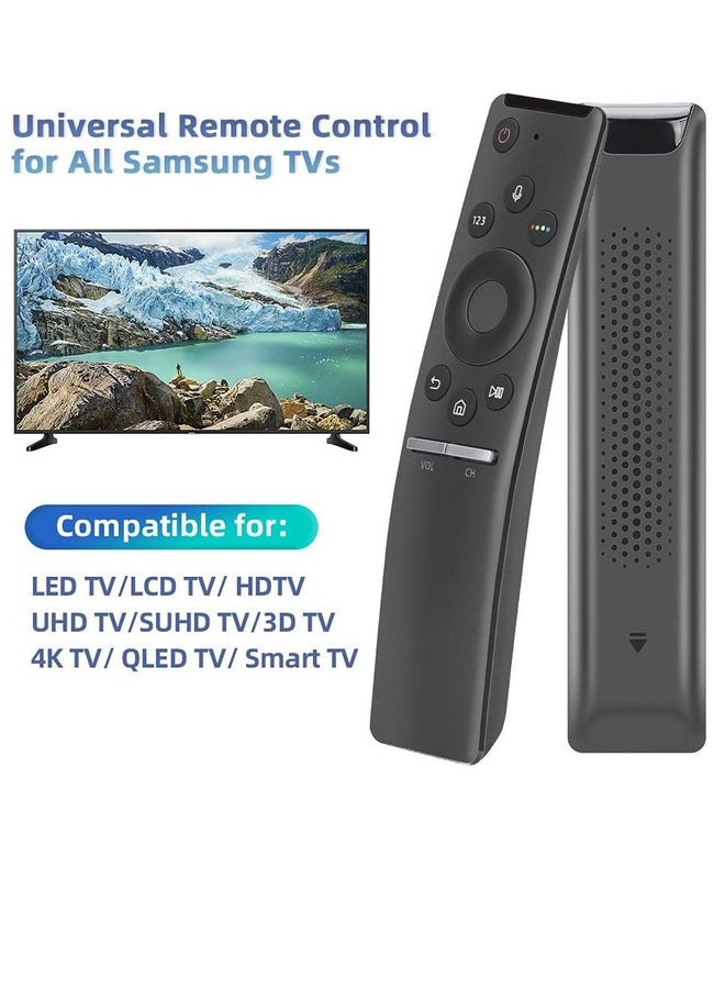 HuHa Universal Voice Remote Control for Samsung Smart TV LED QLED LCD 4K 8K UHD HDTV 3D Crystal Frame Curved Smart TV - Image 3