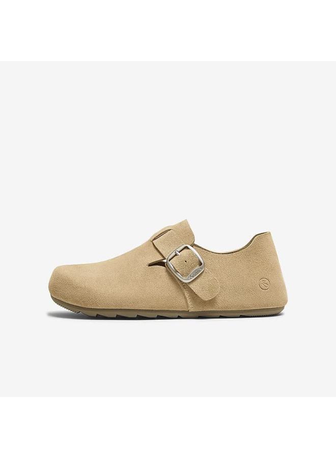 Basto 25 Autumn Birkenstock Style Fashion Retro Casual Women's Flats D3375cm5 Apricot Size 39 - Image 1
