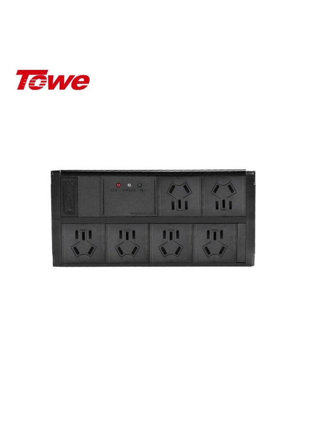 Towe Lightning Protection Filter Desktop Pdu Socket, Surge Protection Socket, Power Filter Socket, Audio-specific Power Purifier, 6-outlet Master Control, Apz-1026sf - Image 5