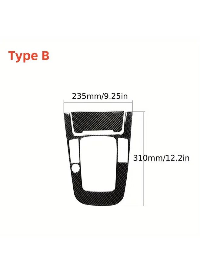 Carbon Fiber Gear Shift Panel Cover For Audi A4 A5 Q5 Models 2007 2016 - Image 3
