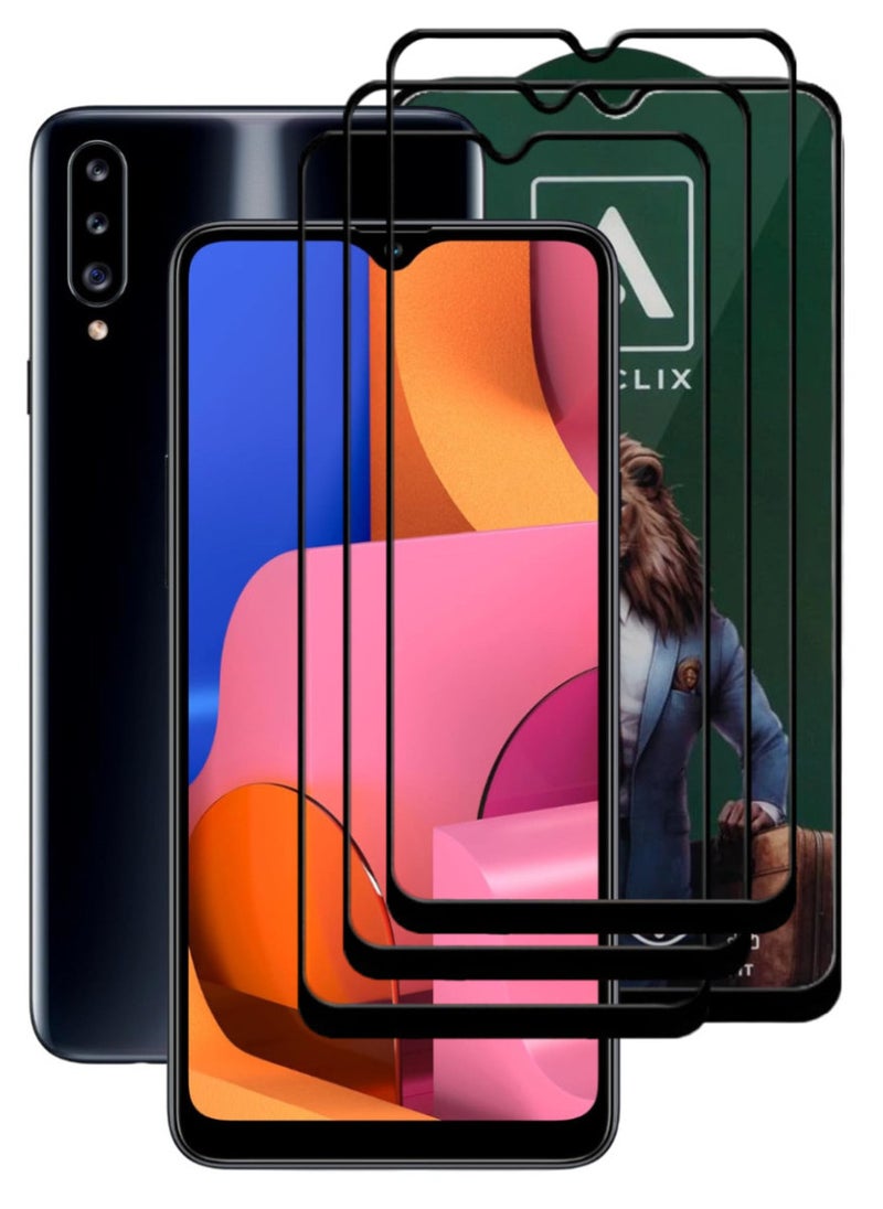 ACLIX 3 Pieces Antistatic ESD Dustproof Premium Quality High Definition Tempered Glass Screen Protector Designed For Samsung Galaxy A20s - Image 1