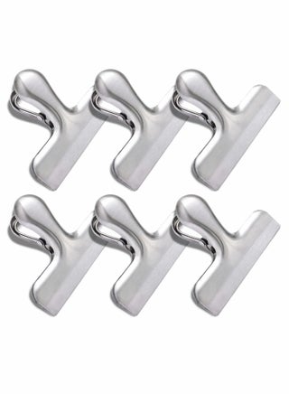 Stainless Steel Chip Bag Clips Set, 6 Pack Bag Clips, Heavy Duty Clamp Seal Food - pzsku/Z024C38387F245B739D2DZ/45/_/1661484872/323fc12e-58b2-4058-b8e3-afe0d92ba359
