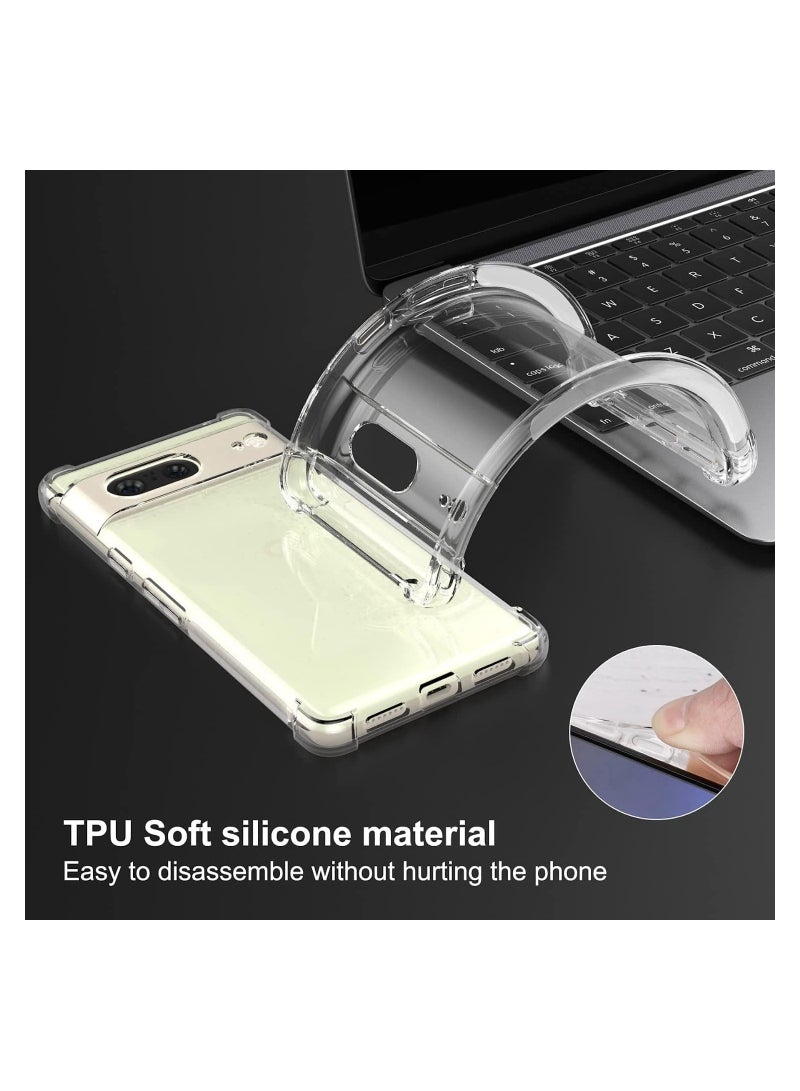 Clear Back Cover Case for Google Pixel 7 | Shockproof 360 Degree Protection | Camera Protection | PC, TPU | Transparent Hard Back Cover Case for Pixel 7 Clear - Image 4