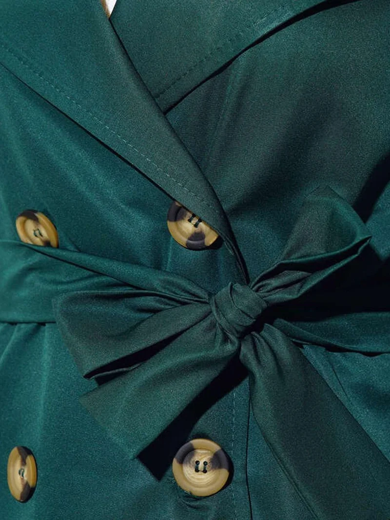 BIG DART BDART Double Breasted Long Trench Coat