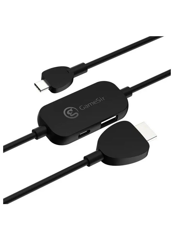 جيم سير كابل GTV120 USB-C إلى HDMI - أسود - Image 1