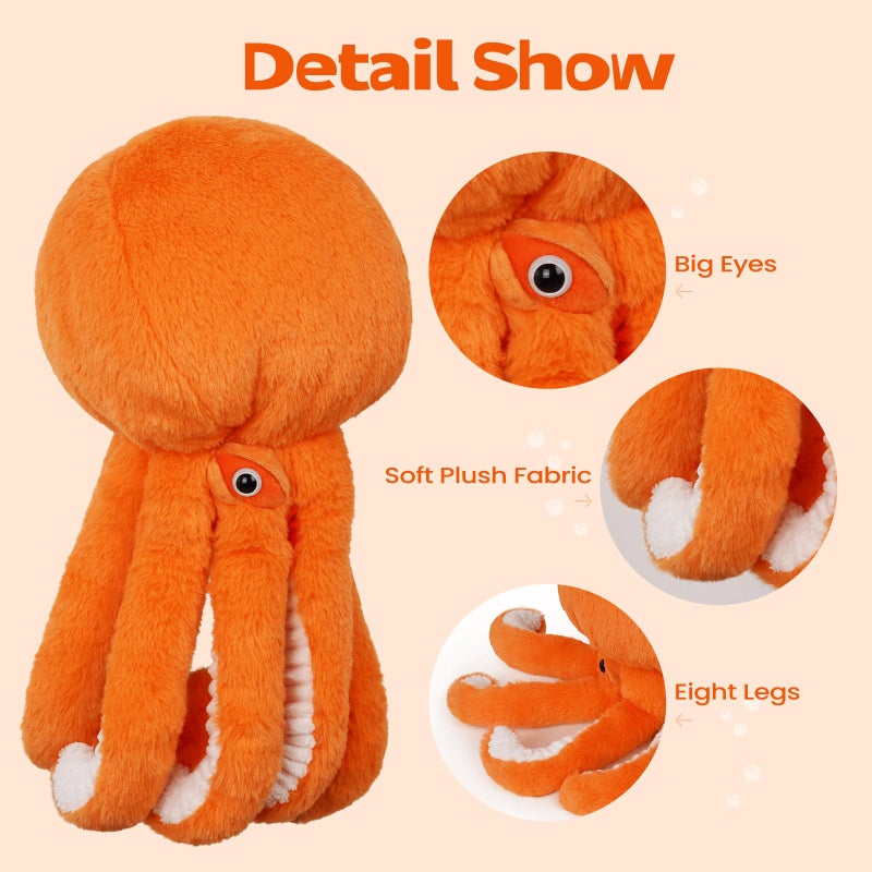 mytag Orange Octopus Driver Headcover Funny Golf Club Head Covers Animal Plush Golf Headcover - Image 3