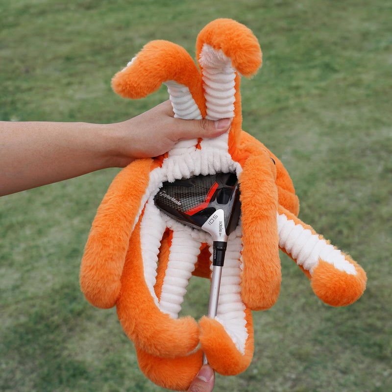 mytag Orange Octopus Driver Headcover Funny Golf Club Head Covers Animal Plush Golf Headcover - Image 5