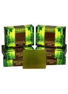 VAADI HERBALS Vaadi Herbals Becalming Tea Tree Soap Anti Acne Therapy, 75g x 6 