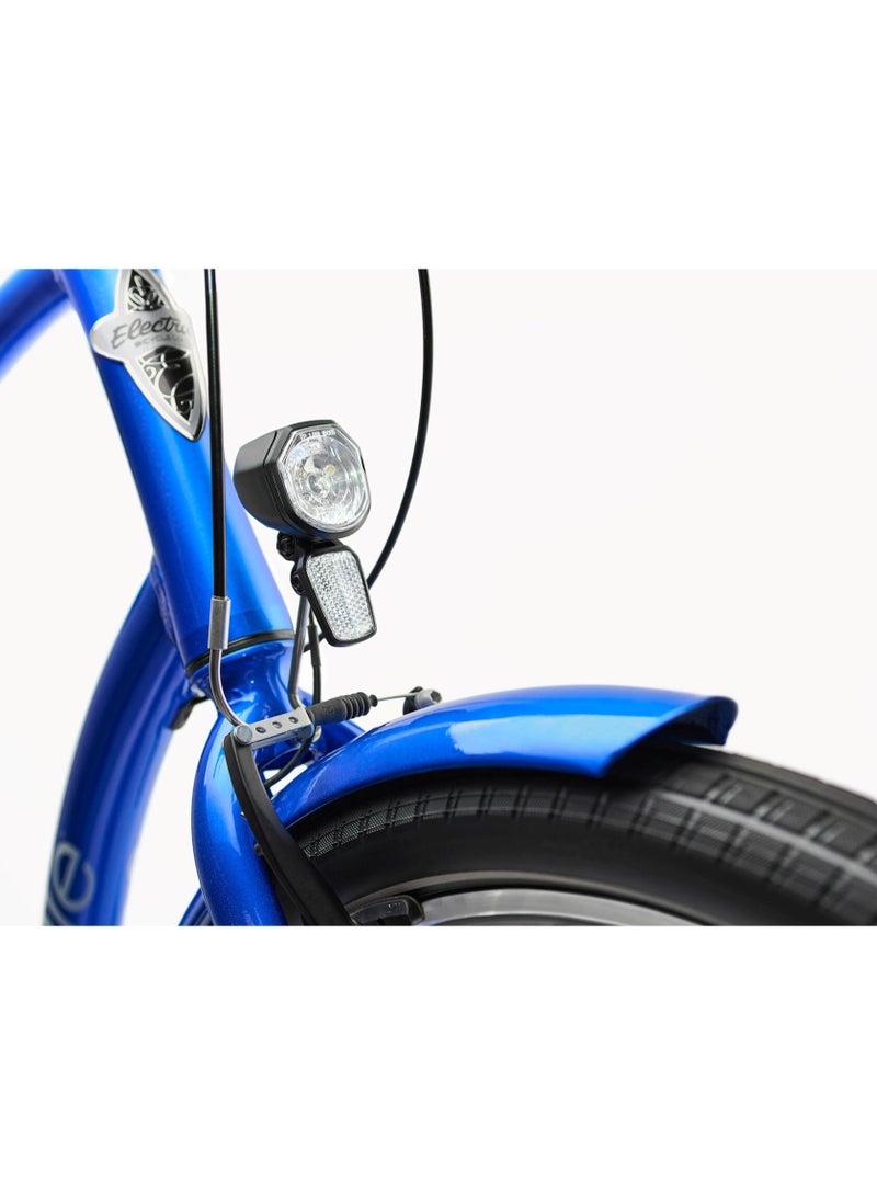 Electra Bicycle Company Electra Townie Original 7D EQ Men's City Bike, 26 Inch, 7-Speed, Aluminium Frame, Hyper Blue - Image 4