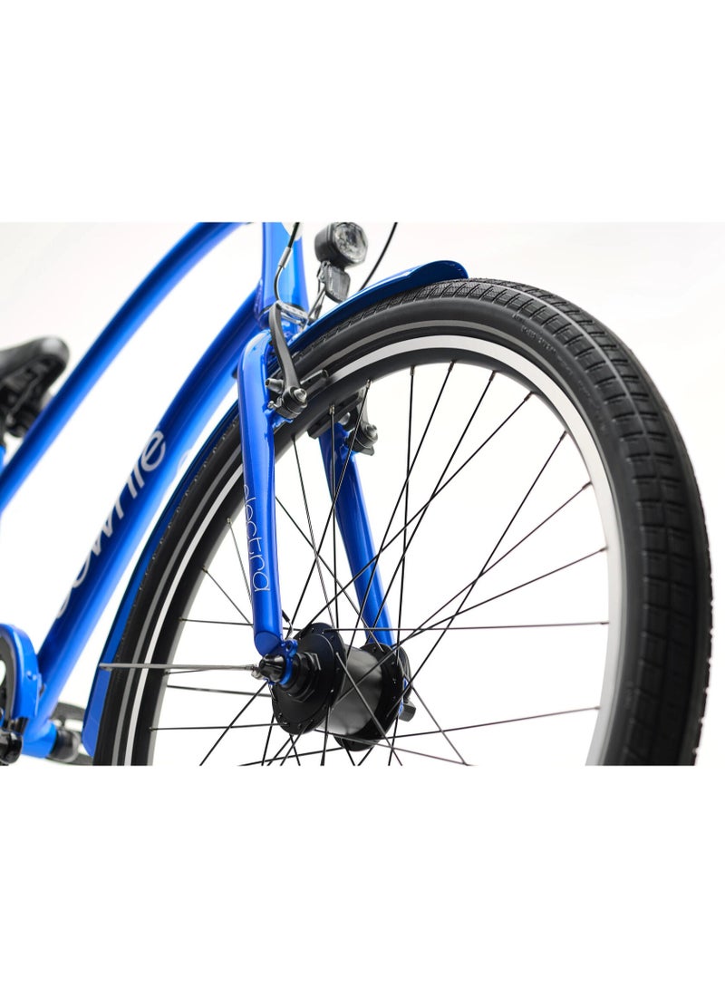 Electra Bicycle Company Electra Townie Original 7D EQ Men's City Bike, 26 Inch, 7-Speed, Aluminium Frame, Hyper Blue - Image 5