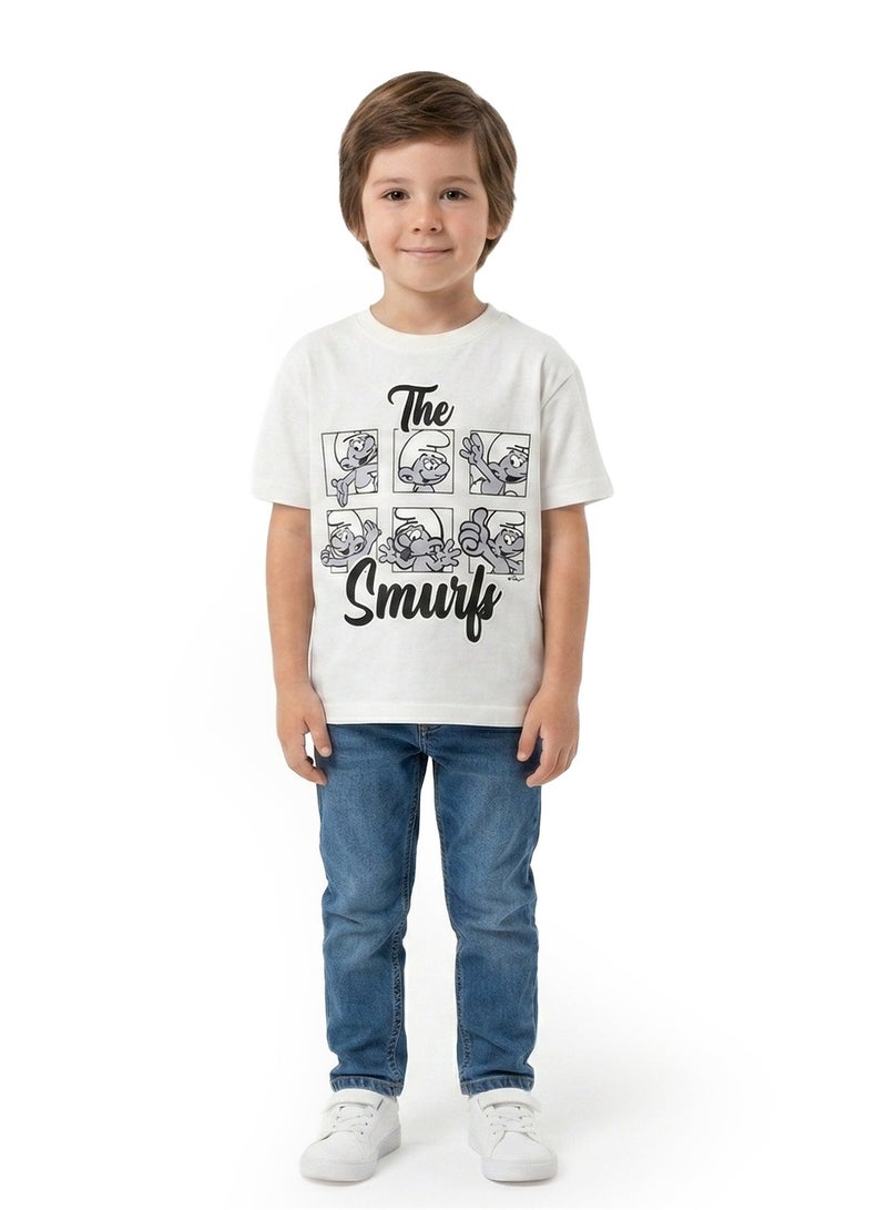 Trucare Toddler Boys The Smurfs Graphic Oversized T-Shirt - Image 2