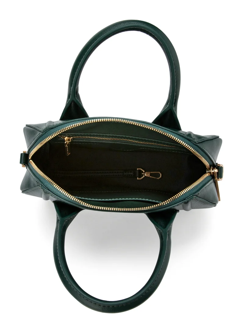 Veganologie Gemma Crossbody Bag In Veganologie In Gold Hardware Made From 1.5 Bamboo Stems