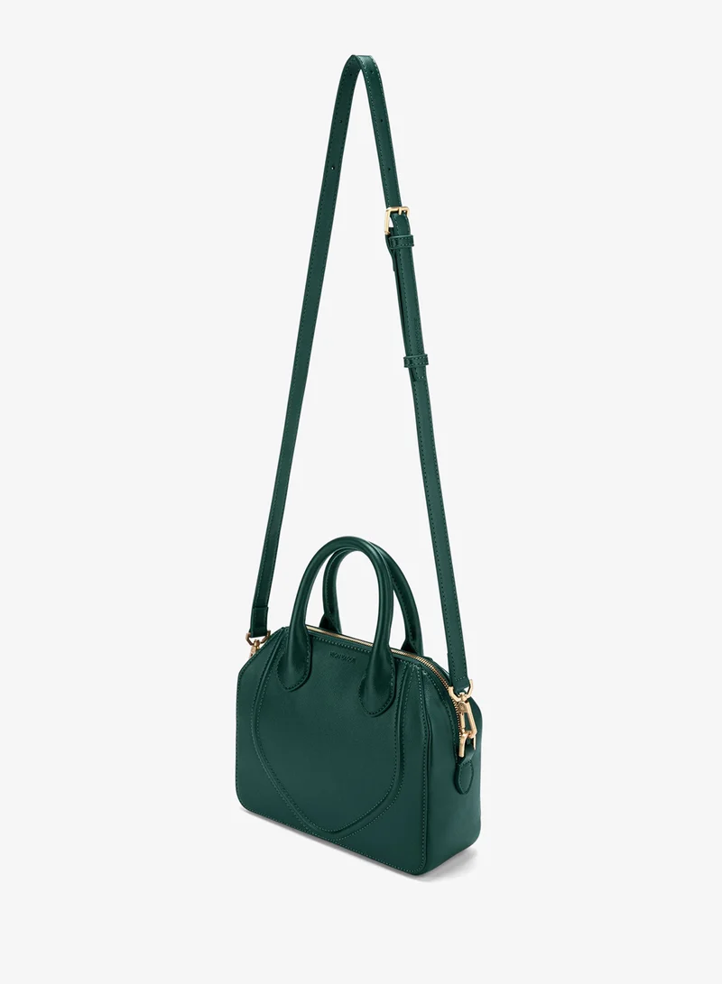 Veganologie  Gemma Crossbody Bag In Veganologie In Gold Hardware Made From 1.5 Bamboo Stems for Women | Best Price UAE