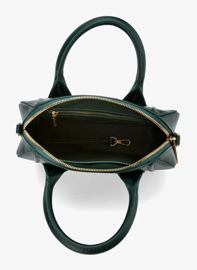 Veganologie  Gemma Crossbody Bag In Veganologie In Gold Hardware Made From 1.5 Bamboo Stems for Women | Best Price UAE