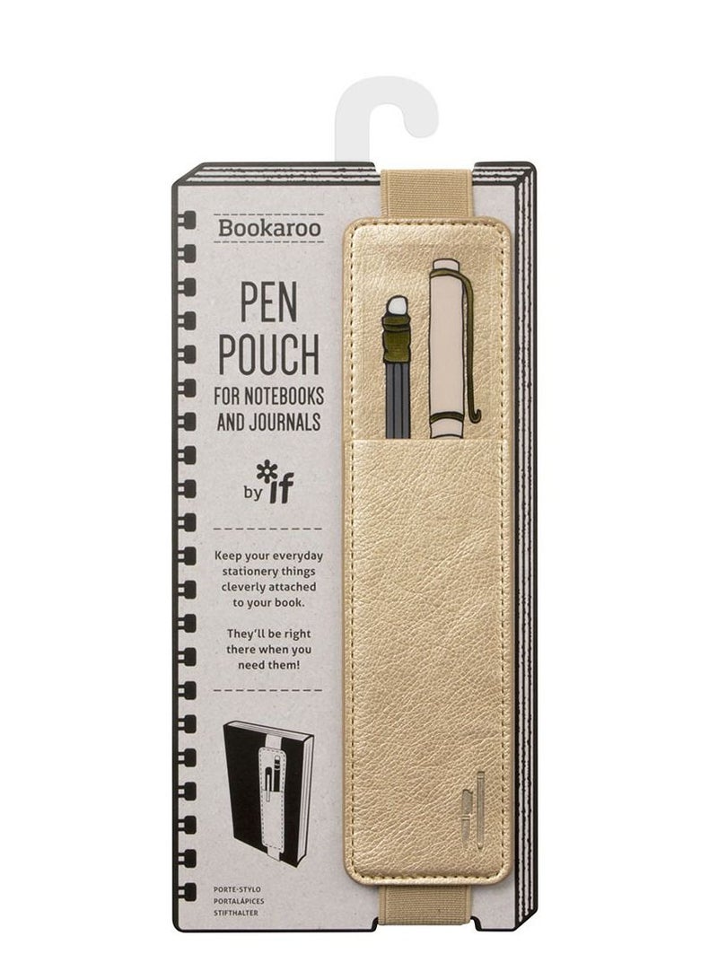 IF Bookaroo Pen Pouch - Gold