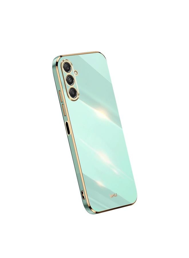 The Bros Case For Samsung Galaxy M34 5G Straight Edge 6D Electroplate TPU Phone Case