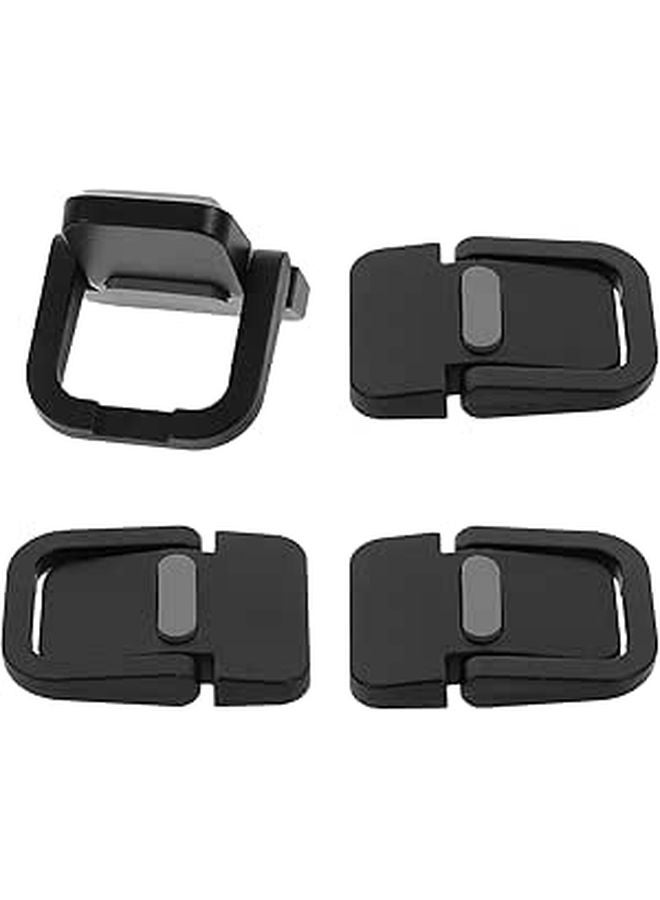 Portable ABS Laptop Stand Riser 4 Pcs Elevated Cooling Feet Pads for Home Office Desk - Image 1