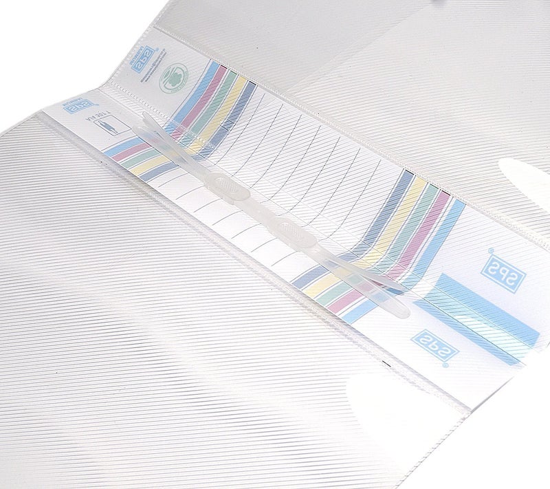 GreatDio® A4 Document Transparent Project Report File Ideal for A4 Size Documents and Papers-5 Pack - Image 2