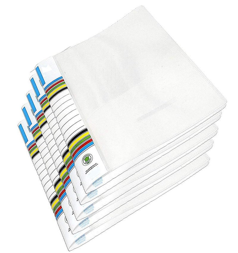 GreatDio® A4 Document Transparent Project Report File Ideal for A4 Size Documents and Papers-5 Pack - Image 5