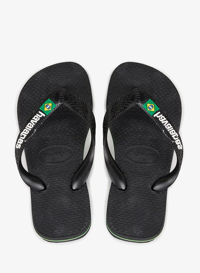 Havaianas Brasil Logo Flip Flops