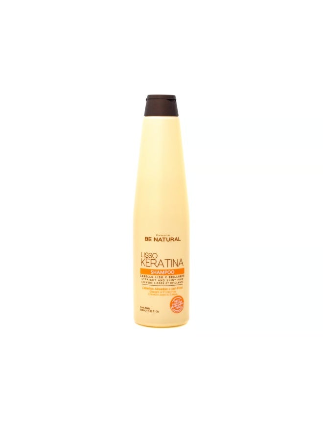 BeNatural Lisso Keratina Shampoo 350ml - Image 1
