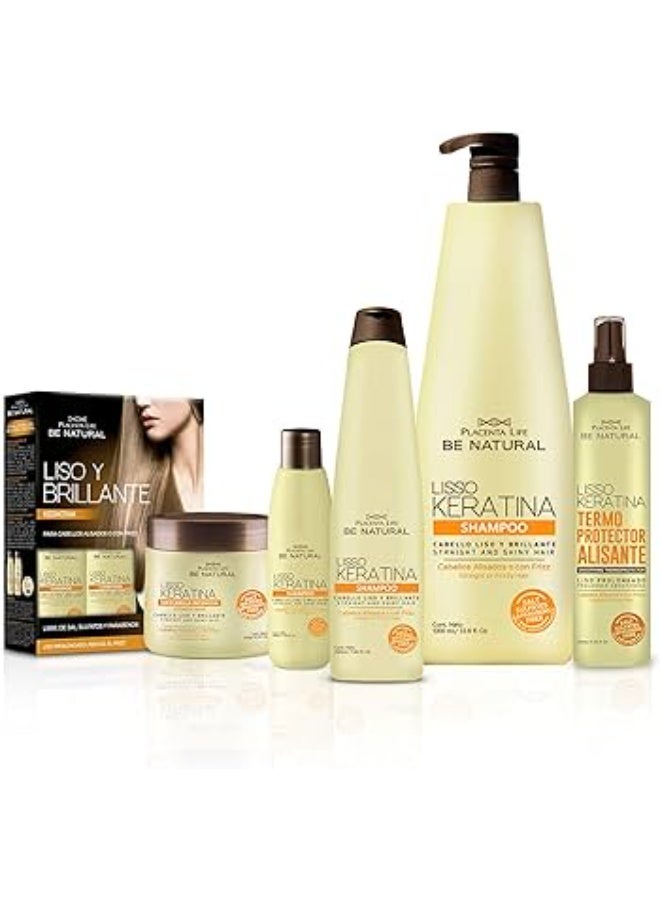 BeNatural Lisso Keratina Shampoo 350ml - Image 2