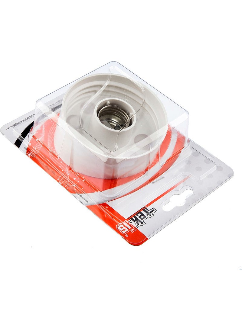 Tek-İş Single-Work Socket E27 Globe Bottom Wall Socket E-27  - Image 4