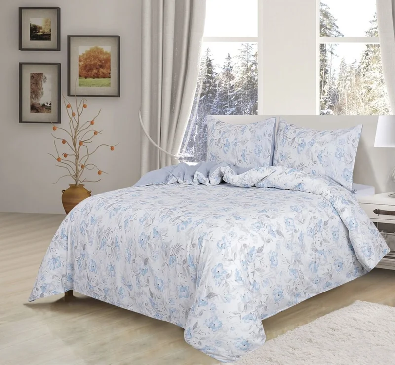 DWELL 200 Thread Count Printed Casey Duvet Cover Set