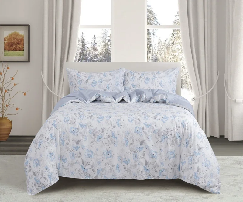 DWELL 200 Thread Count Printed Casey Duvet Cover Set