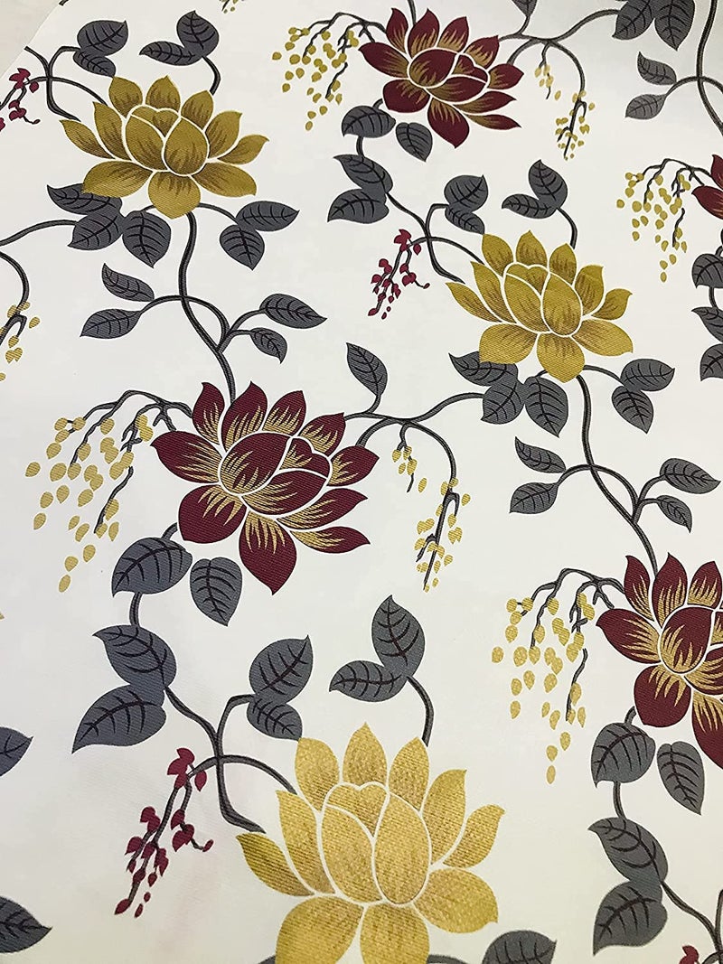 Homerz Shelf Liners for Kitchen Shelves, Shelf Liners for cupboards, Shelves Covers Sheets mat roll for Wardrobe, Drawer mats Liners for Kitchen, 100% Waterproof (10 Meter, Brown Lotus) - Image 5