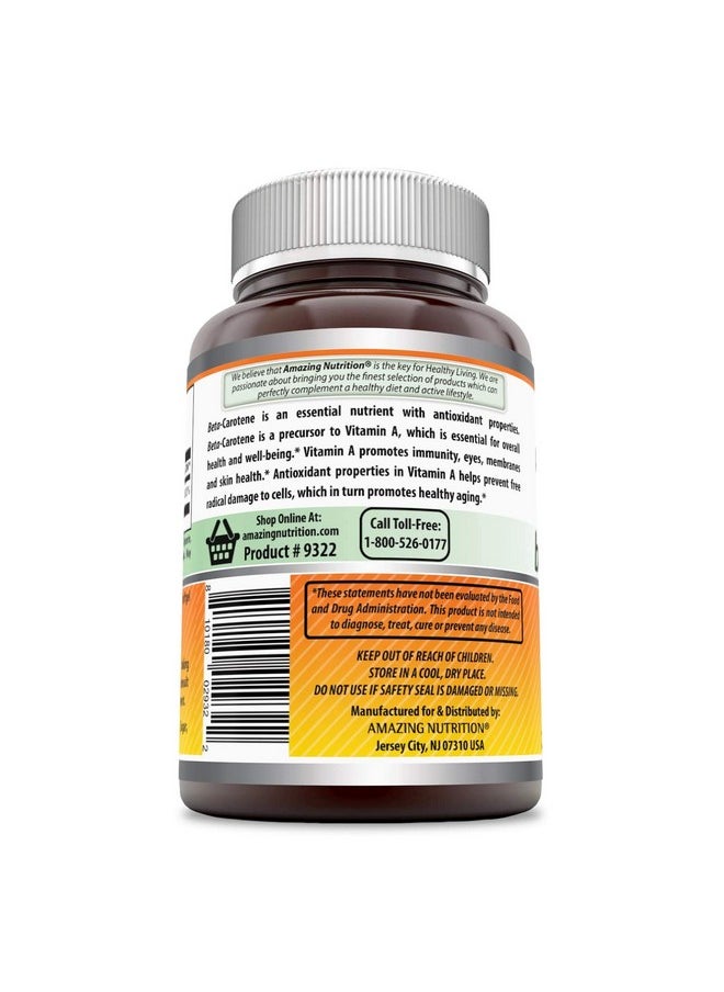 Amazing Formulas Beta Carotene 25000 Iu 180 Softgels Supplement ; Nongmo ; Gluten Free - pzsku/Z024CDAE6BC320FAB4F3EZ/45/_/1695134012/68e280e6-7cd8-4a6b-8559-a1488ffac4c9