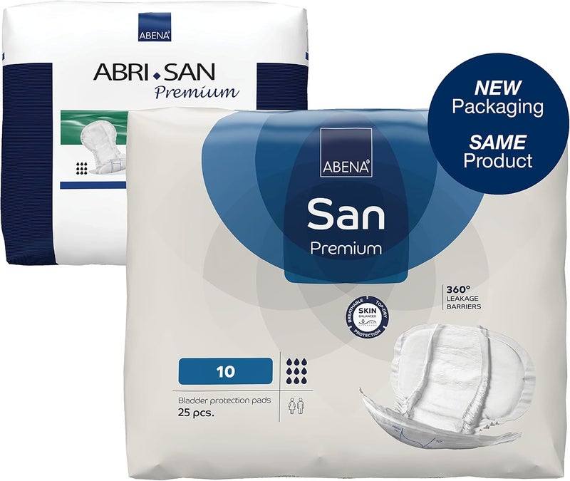 Abena San Premium Incontinence Pads Heavy Absorbency Sizes 8 to 11 Size 10 25 Count - Image 5