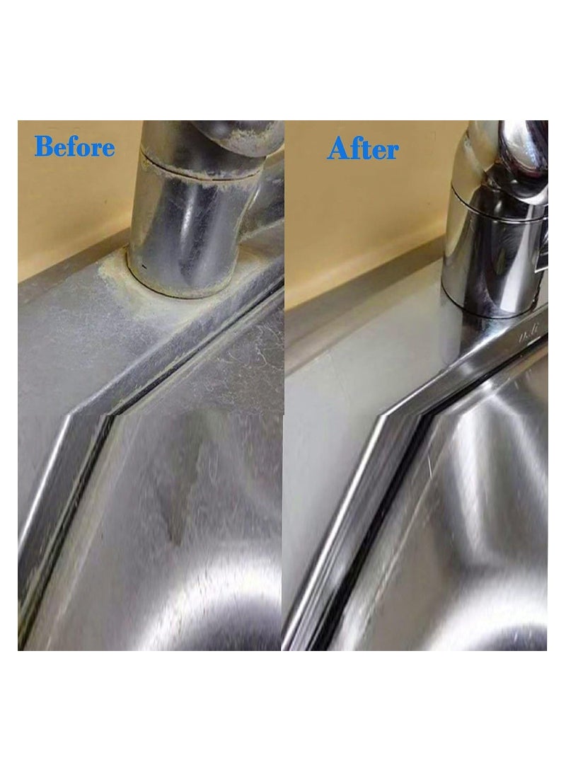 SYOSI فرشاة تنظيف الفجوات 5 قطع فرشاة شديدة الشعيرات لتنظيف الشقوق منظف الفواصل فرشاة فرك عميق للبلاط أداة تنظيف الشقوق الصغيرة فرشاة لتنظيف المفاصل للمطبخ والحمام والمراوح والنوافذ والسكك - Image 4